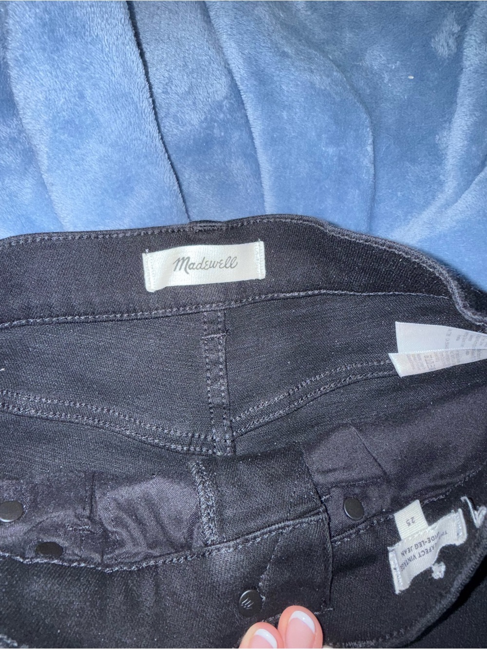 Madewell Women's Black High-Rise Jeans